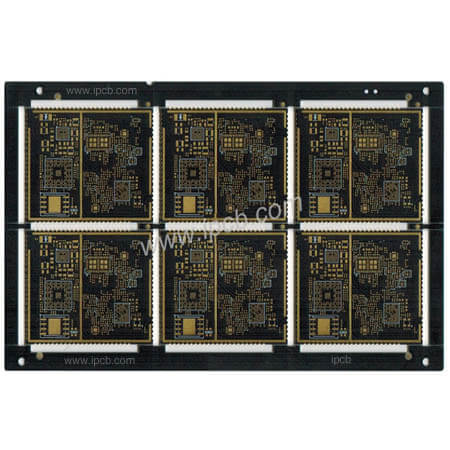 6L 2+N+2 HDI PCB with FR4 ITEQ 하이브리 라미네이션