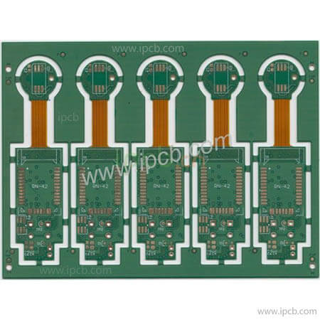 세미 Rigid-Flex PCB(R-FPCB)  및 블라인드 홀