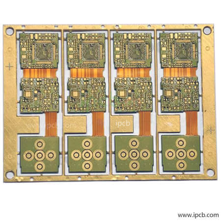 옐로 Rigid-Flex PCB(R-FPCB) Fabrication