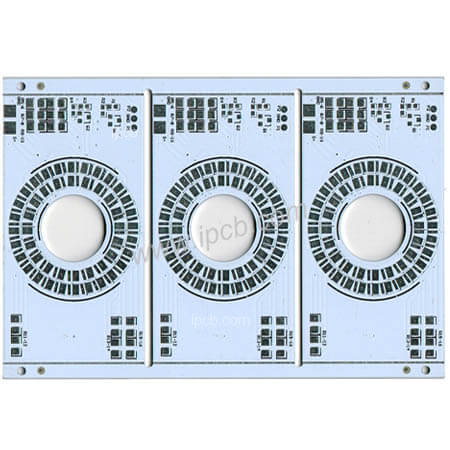 Double sided aluminum PCB